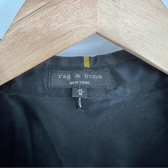 Rag and Bone Silk windowpane Edith Plaid blouse Size medium Tunic - Picture 7 of 16